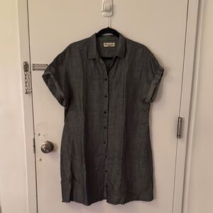Women’s Denim Button-Up Dress